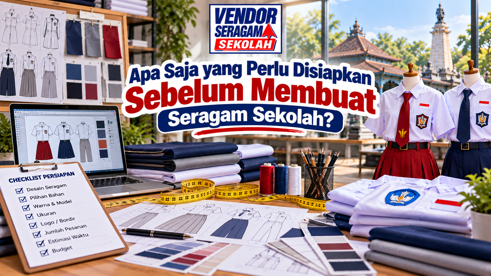 Apa Saja yang Perlu Disiapkan Sebelum Membuat Seragam Sekolah?