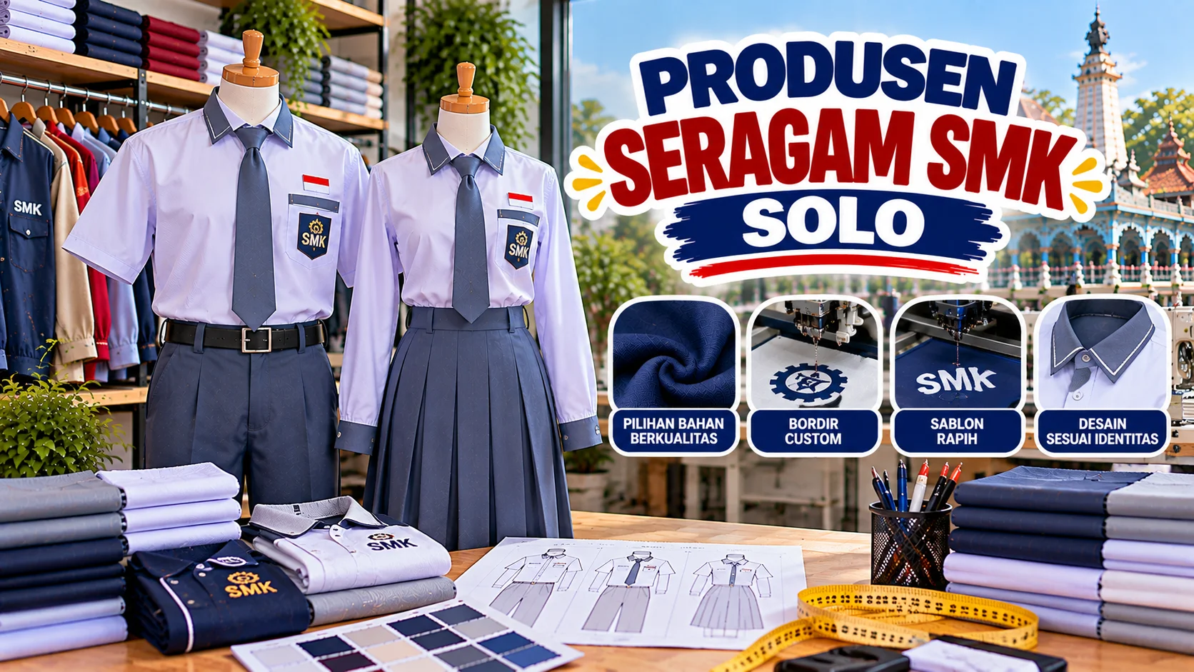 Produsen Seragam SMK Solo