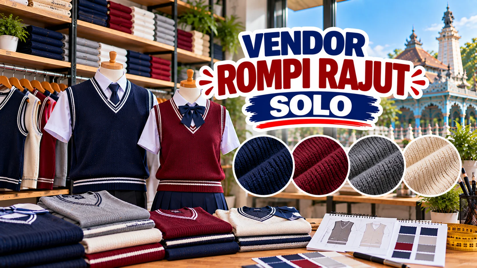 Vendor Rompi Rajut Solo