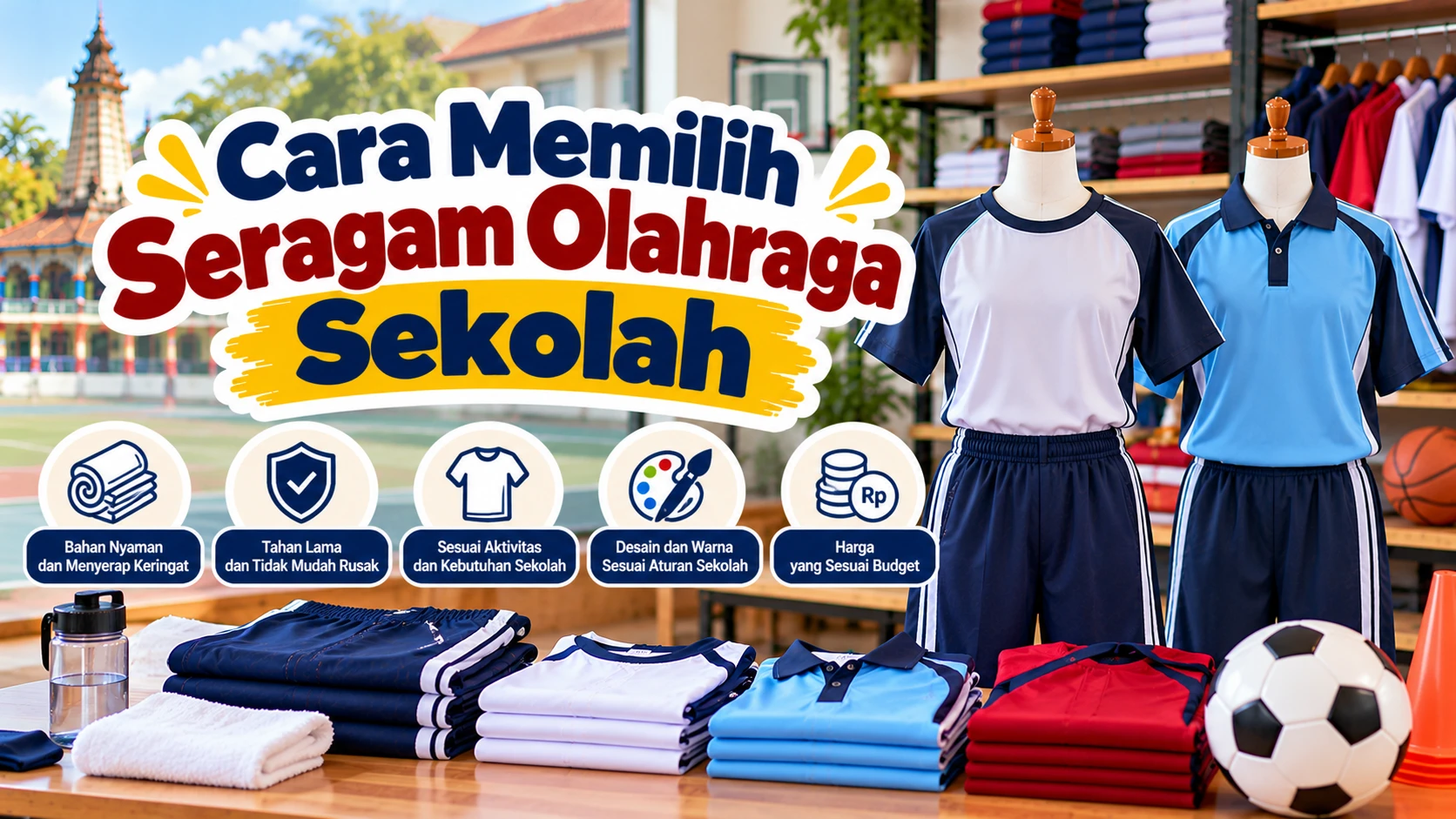 Cara Memilih Seragam Olahraga Sekolah