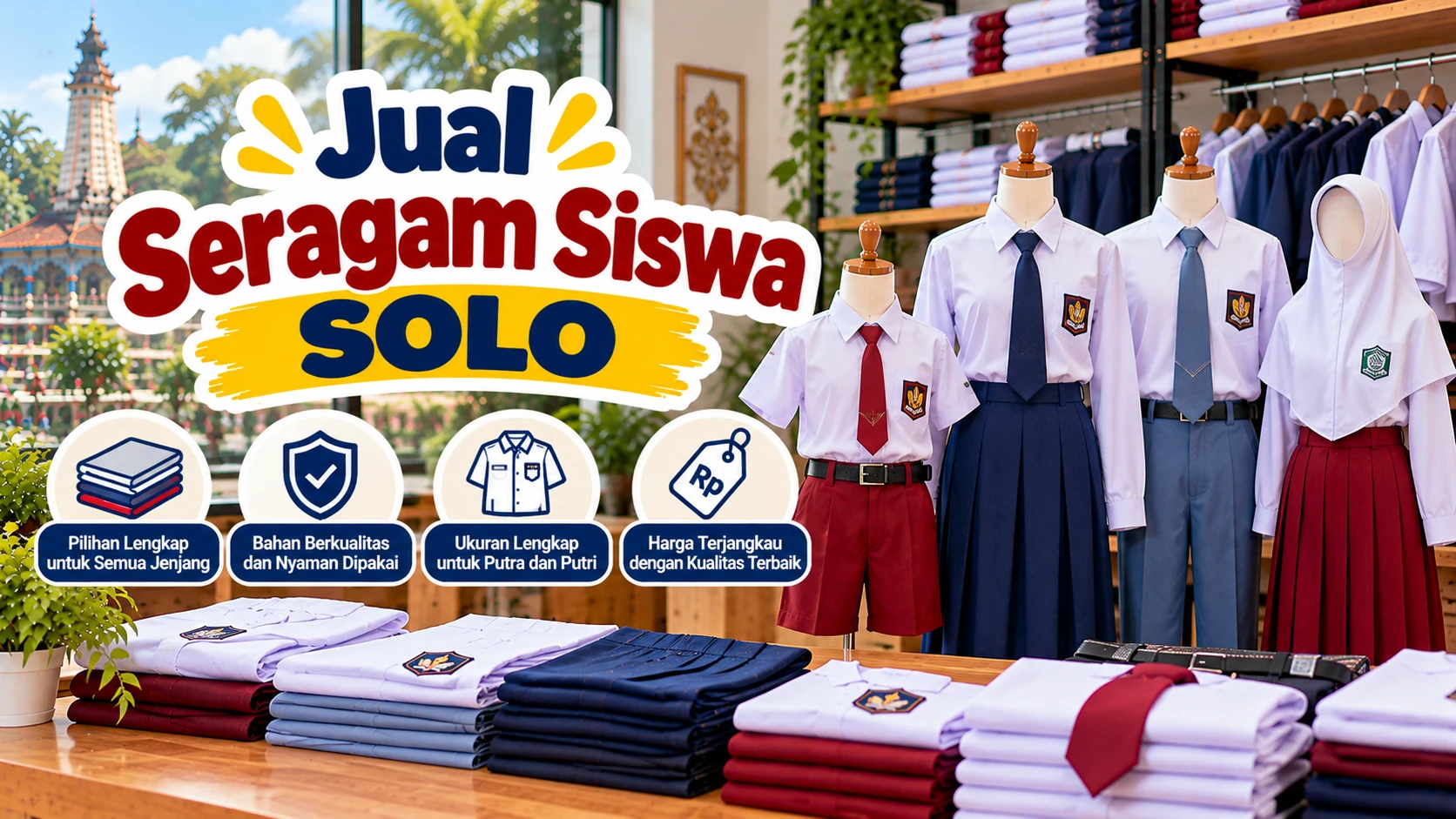 Jual Seragam Siswa Solo
