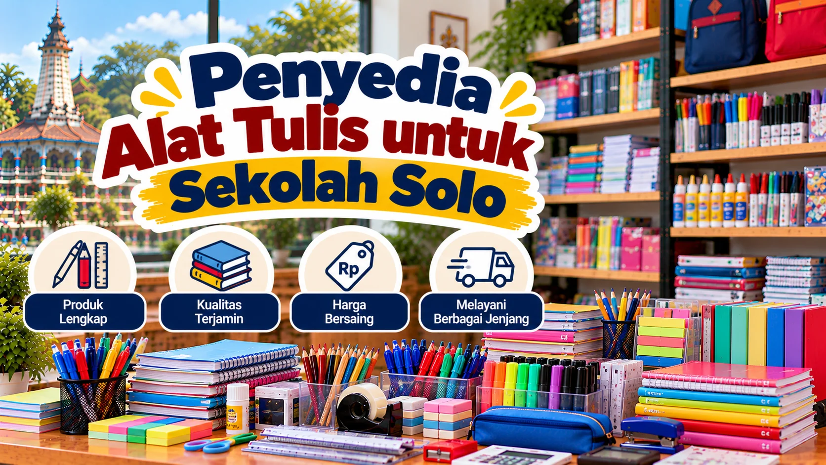 Penyedia Alat Tulis untuk Sekolah Solo