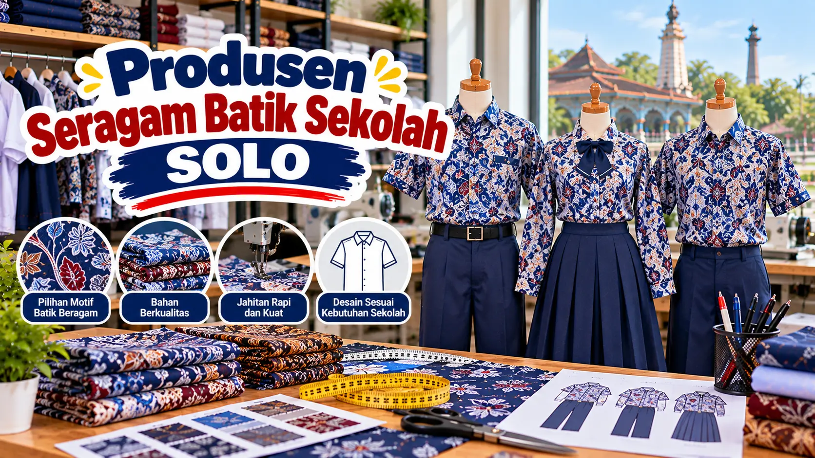 Produsen Seragam Batik Sekolah Solo