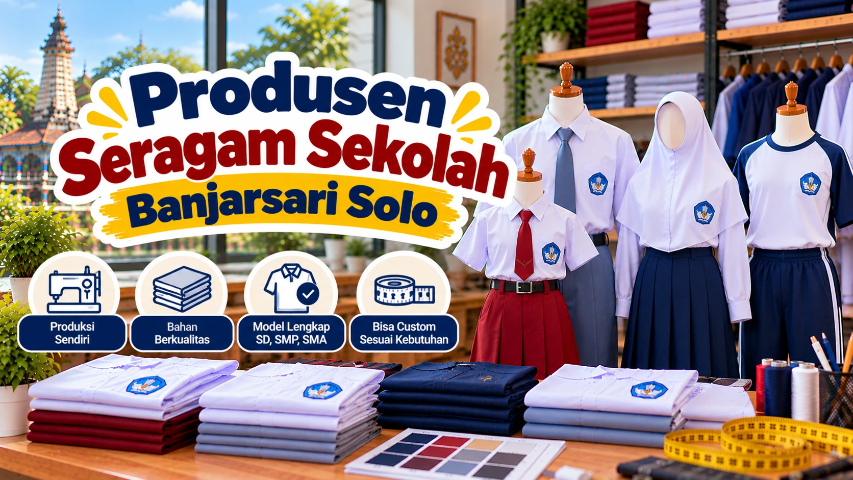 Produsen Seragam Sekolah Banjarsari Solo