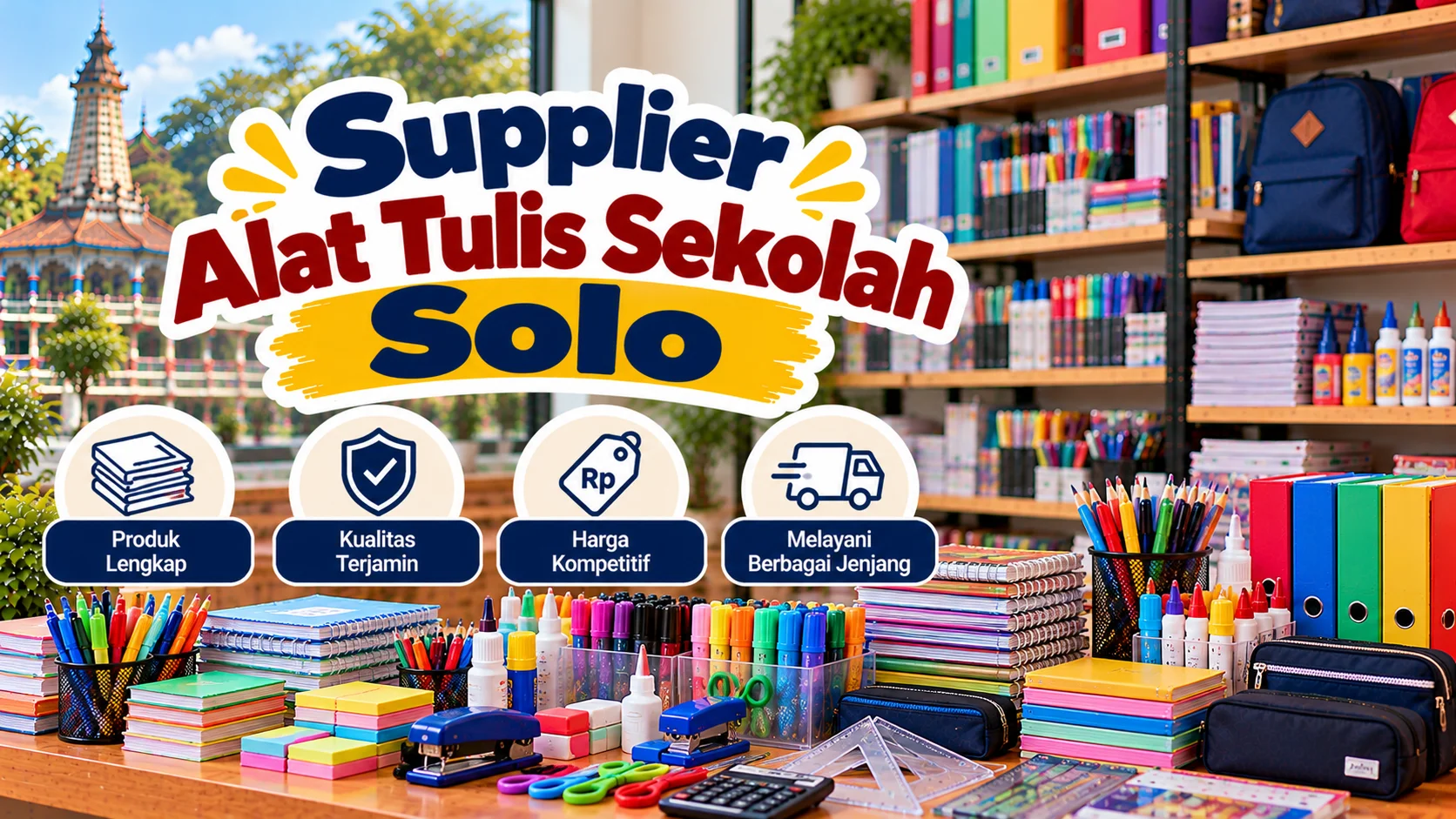 Supplier Alat Tulis Sekolah Solo