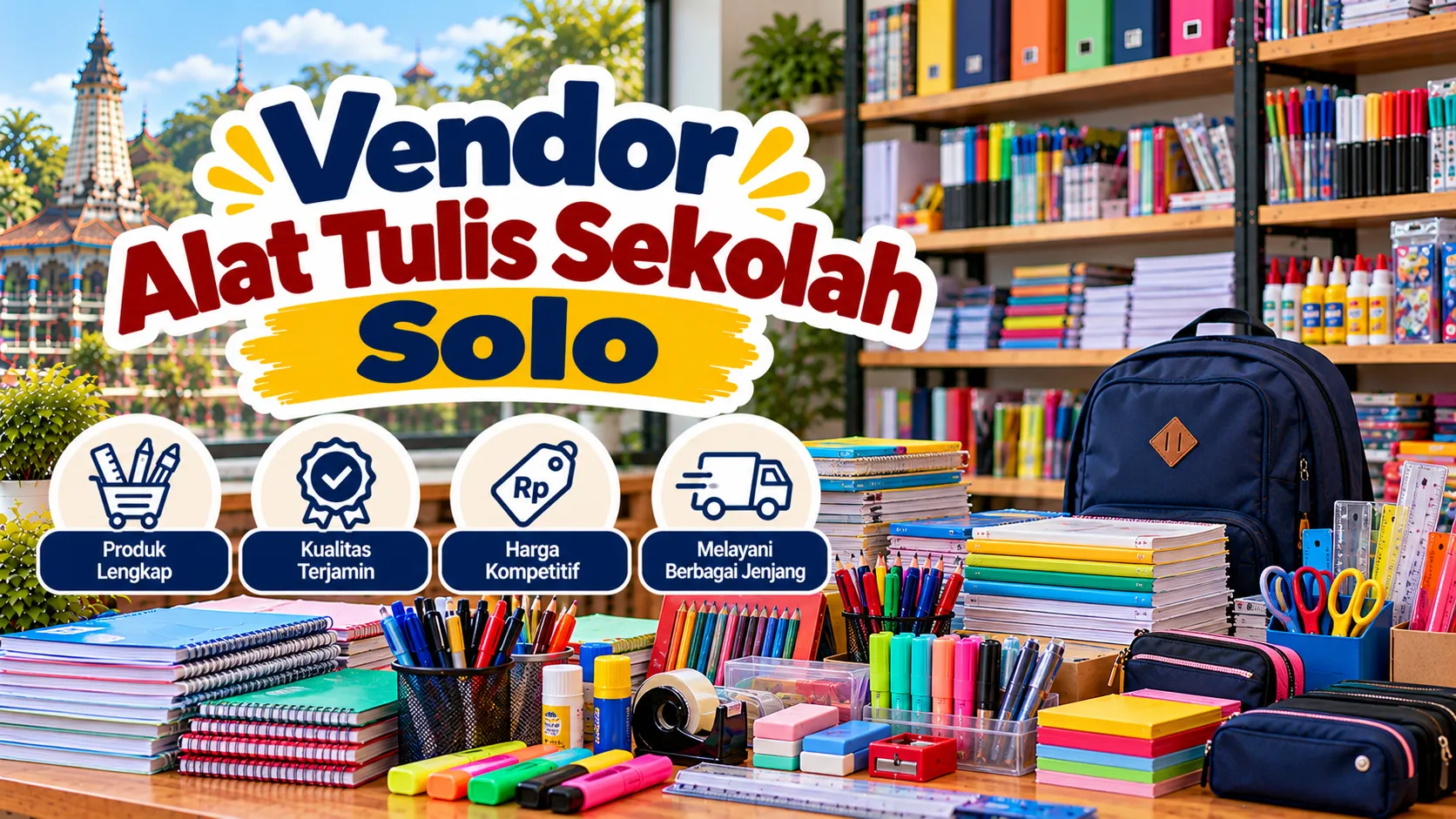 Vendor Alat Tulis Sekolah Solo