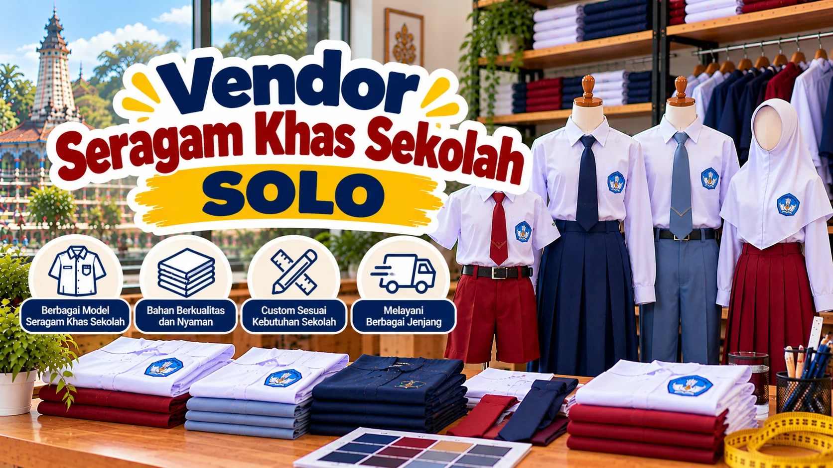 Vendor Seragam Khas Sekolah Solo